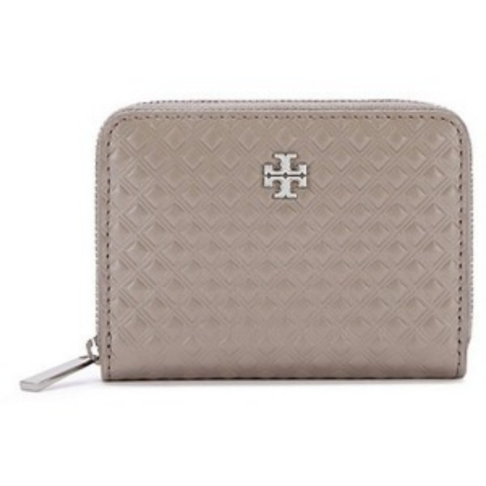 Tory Burch Marion embossed zip coin case